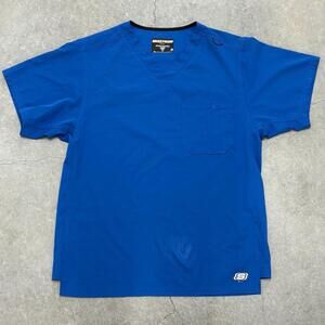 SKECHERS Plain Blue Scrub Top